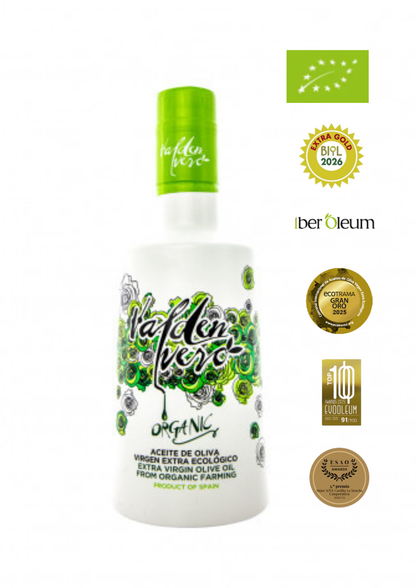 Colival Valdenvero Organic Cornicabra – Ekologiškas ankstyvo derliaus Extra Virgin alyvuogių aliejus, 500ml