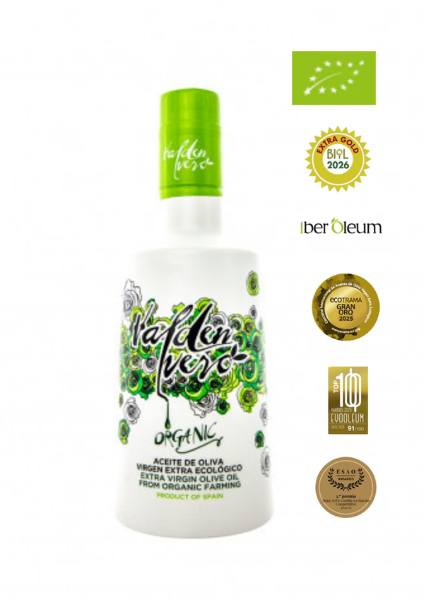 Colival Valdenvero Organic Cornicabra – Ekologiškas ankstyvo derliaus Extra Virgin alyvuogių aliejus, 500ml