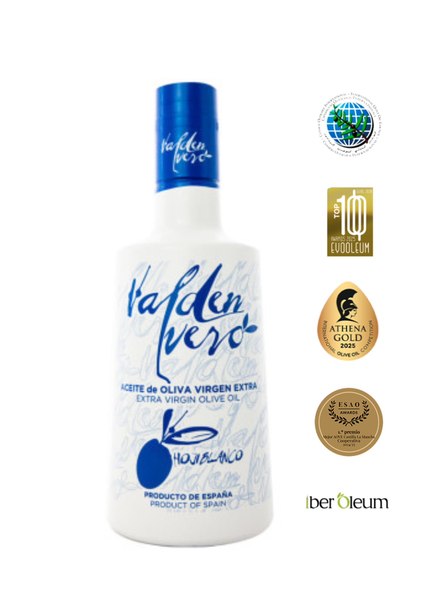 Colival Valdenvero Hojiblanca – ankstyvo derliaus Extra Virgin alyvuogių aliejus, 500 ml